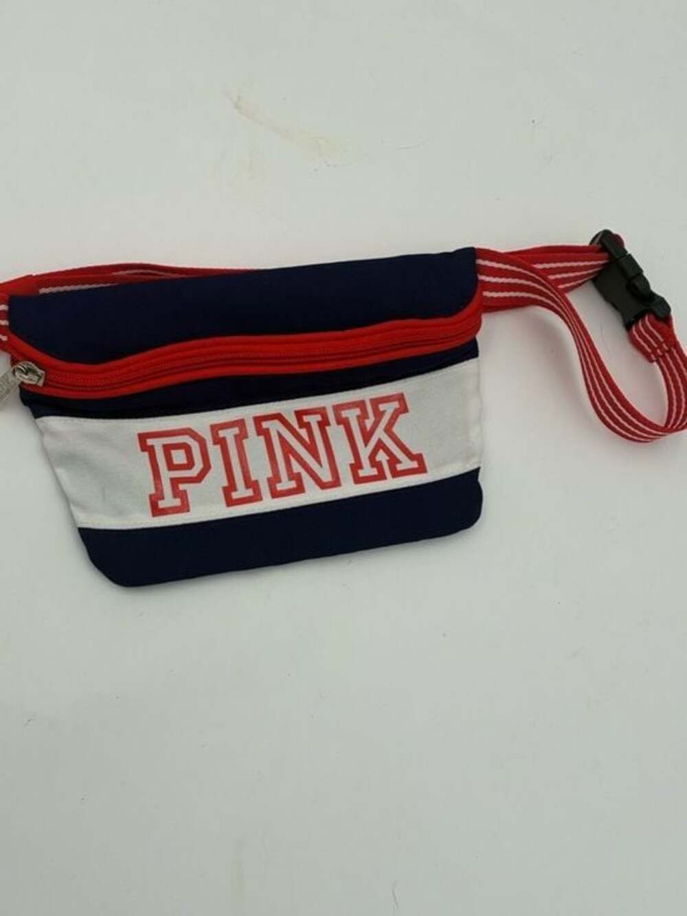 NWOT PINK Victoria's Secret Navy, White & Red Fanny Pack Crossbody, 4th of July